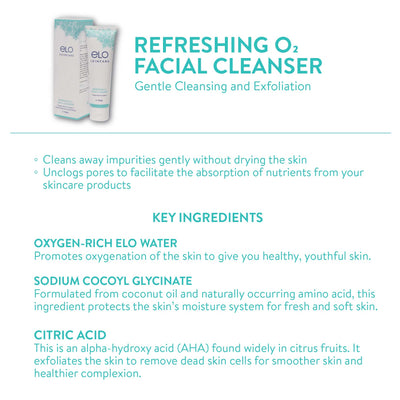 ELO Refreshing O₂ Facial Cleanser
