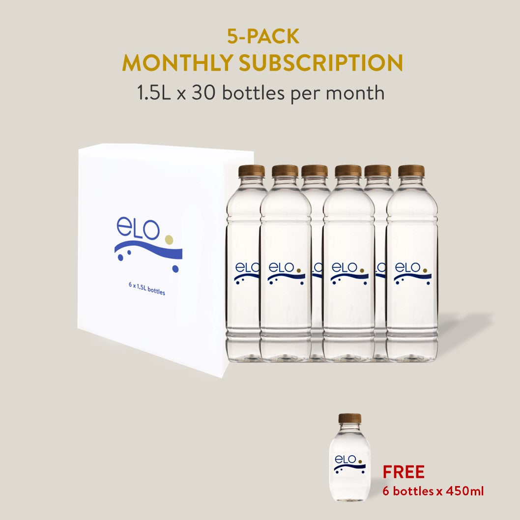 Monthly Subscription - ELO Drinking Water 1.5L (5 Packs)