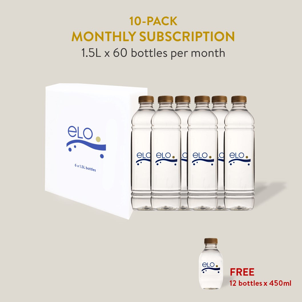 Monthly Subscription - ELO Drinking Water 1.5L (10 Packs)